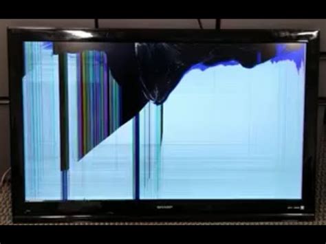 cracked lcd tv screen replacement.